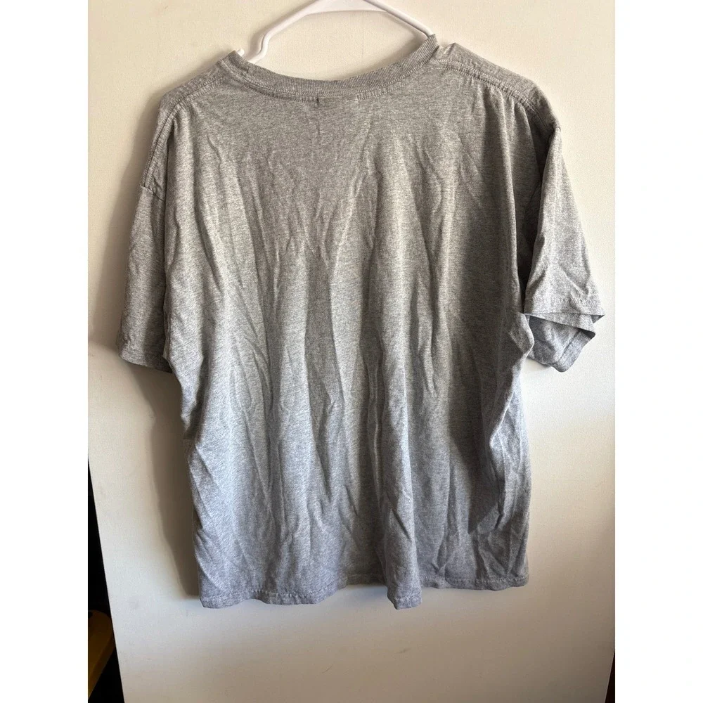 VTG Nike Gray T Shirt Large Swoosh Logo Tee Menswear Athleisure‎ Top